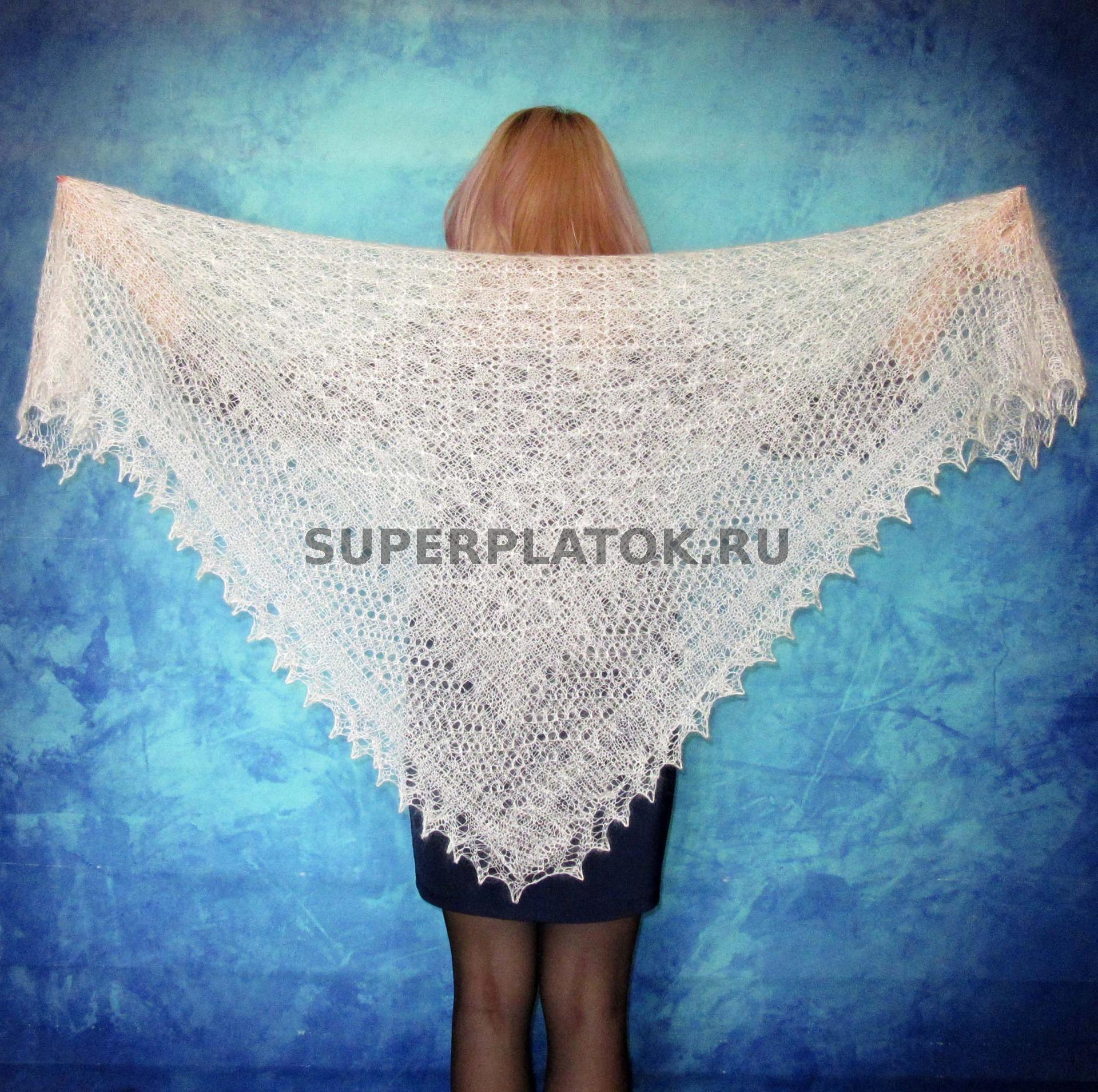 Платок паутинка. Шаль пуховая козий пух. Исландская ажурная шаль / Icelandic Lace Shawl. Пуховый платок паутинка. Вязаный платок.